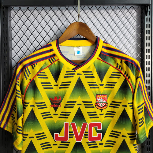 Arsenal Jersey Away kit 1991 1993 Retro