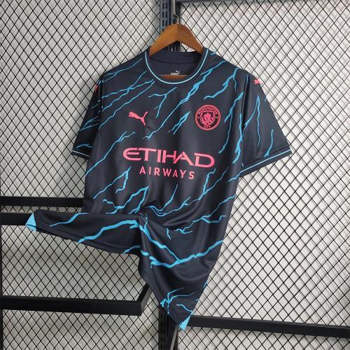 Manchester City Third Jersey 23/24 Football Kit 2023 2024 Soccer Shirt Haaland