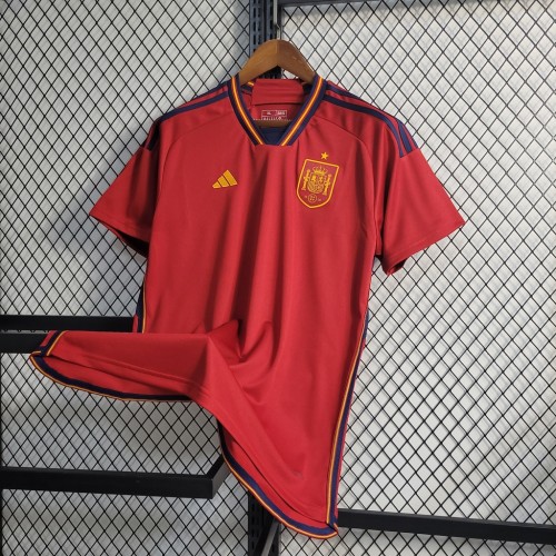 Spain Jersey Home kit 2022 World Cup Man