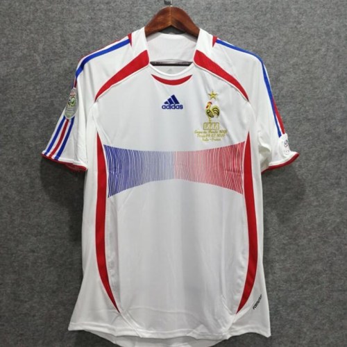 France Jersey Away Kit 2006 Retro Football Team Soccer Shirt