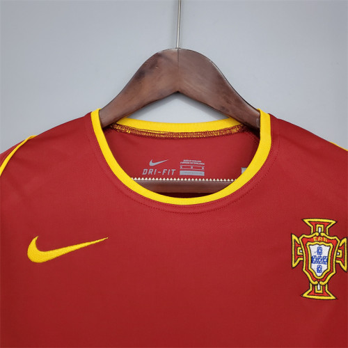 Portugal Jersey Home kit 2002 Retro Football Team Soccer Shirt
