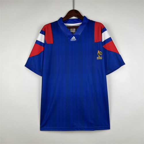 France Jersey Home Kit 1992 1994 Retro Football Team Soccer Shirt