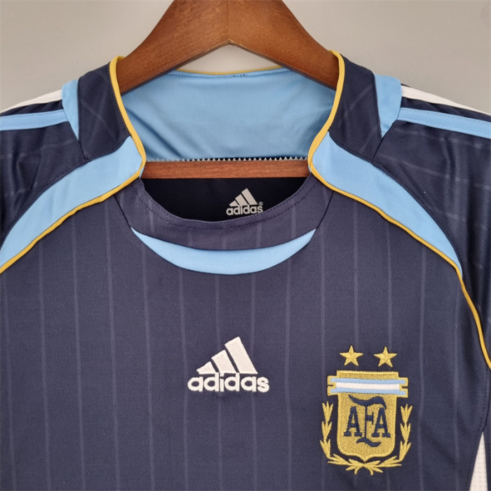 Argentina Jersey Away Kit 2006 Retro Football Team Soccer Shirt