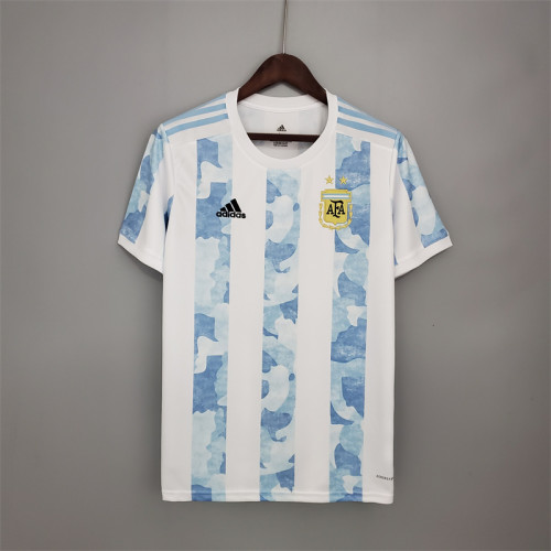 Argentina Jersey Home Kit 2020 Retro Football Team Soccer Shirt