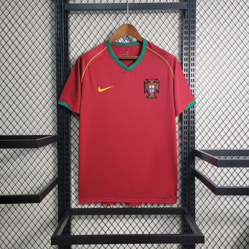 Portugal Jersey Home kit 2006 Retro Football Team Soccer Shirt