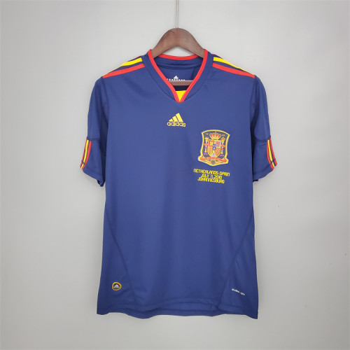 Spain Jersey Away kit 2010 Retro Football Team Soccer