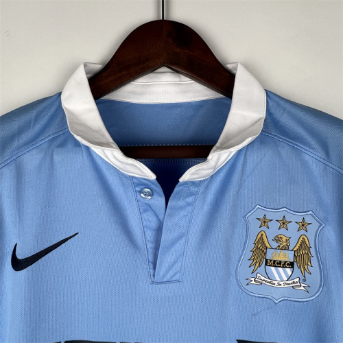Manchester City Jersey Home Kit 2015/16 Retro Football Team Soccer Shirt