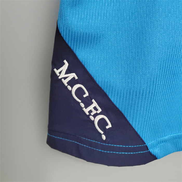 Manchester City Jersey Home Kit 1999/01 Retro Football Team Soccer Shirt