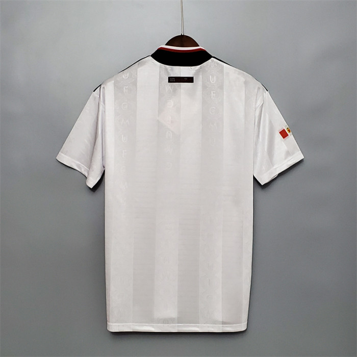 Man United Jersey Away Kit 1997/98 Retro Football Team Soccer Shirt