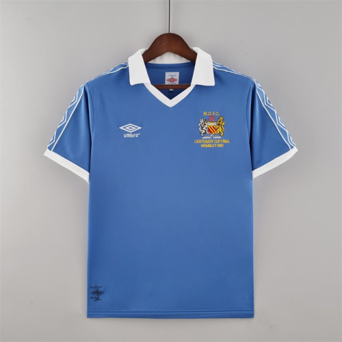 Manchester City Jersey Home Kit 1981/82 Retro Football Team Soccer Shirt