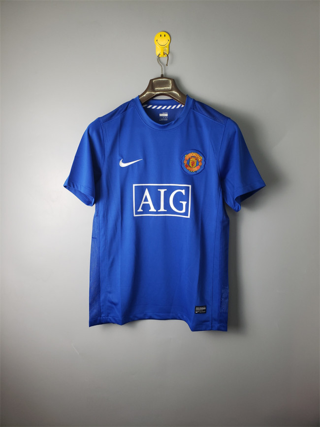 Retro Manchester United Jersey 2008-09 Third Football Kit Soccer Shirt