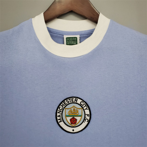 Manchester City Jersey Home Kit 1972 Retro Football Team Soccer Shirt