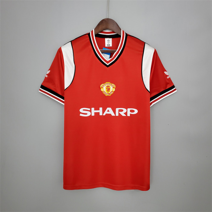 Man United Jersey Home Kit 1985/86 retro Football Team Soccer shirt