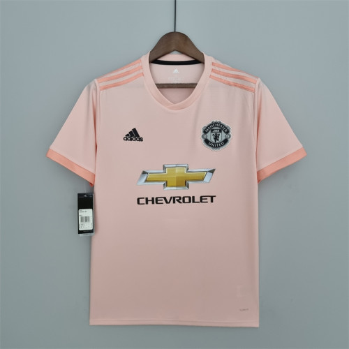 Manchester United Jersey Away Kit 2018/19 Retro Long Sleeves Football Team Soccer Shirt