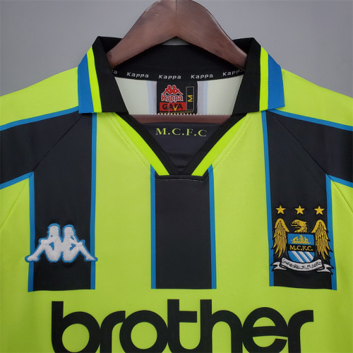 Manchester City Jersey Away Kit 1998/99 Retro Football Team Soccer Shirt