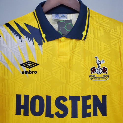 Tottenham Hotspur Jersey Away Kit 1992/94 Retro Football Team Soccer Shirt