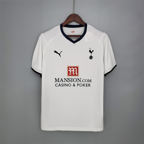 Tottenham Hotspur Jersey Home Kit 2008/09 Retro Football Team Soccer Shirt