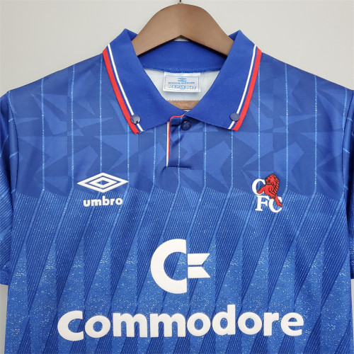 Chelsea Jersey Home Kit 1989/1991 Retro Football Team Soccer Shirt