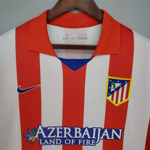 Atletico Madrid Jersey Home kit 2013/14 Retro Football Team Soccer Shirt