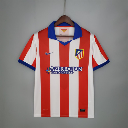 Atletico Madrid Jersey Home kit 2014/15 Retro Football Team Soccer Shirt