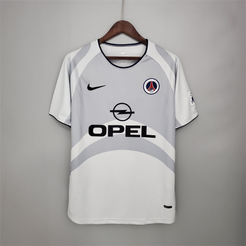 Paris PSG Jersey Away kit 2001/02 Retro Football Team Soccer Shirt