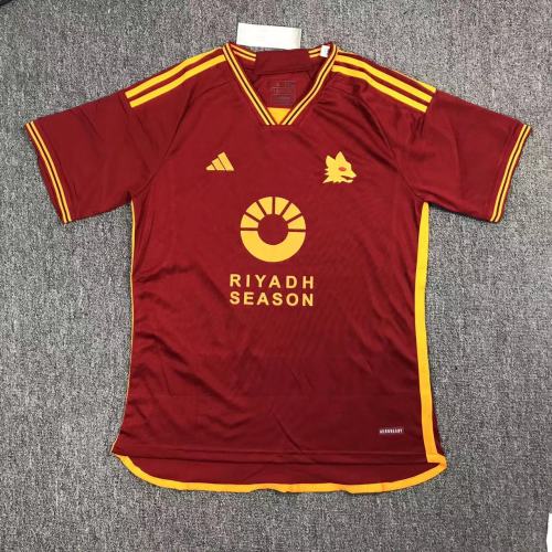 AS Roma Jersey Home Kit 23/24 Man Football Team Soccer Shirt