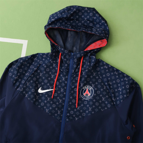 Paris Saint-Germain Windbreaker 23/24 Football Team Soccer Tracksuit