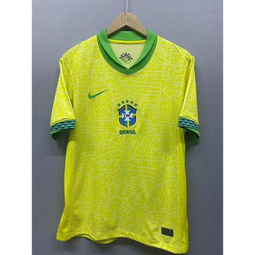 Brazil Home Kit 24/25 Copa America 2024 Man Football Jersey