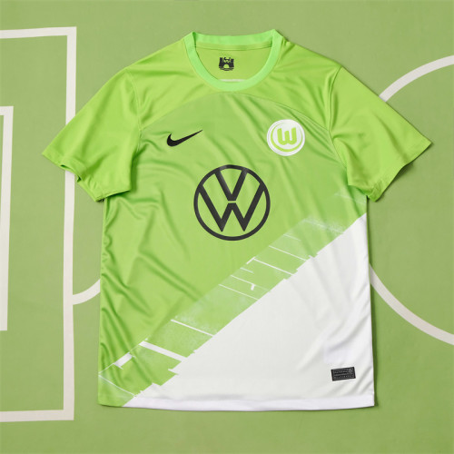 Wolfsburg Jersey Home Kit 23/24 Man Football Team Soccer Shirt