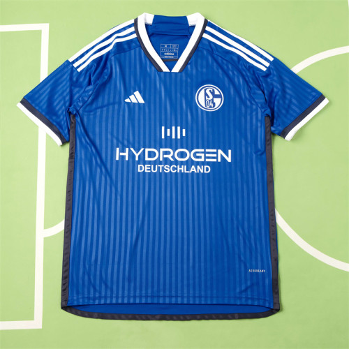 Schalke 04 Jersey Home Kit 23/24 Man Football Team Soccer Shirt
