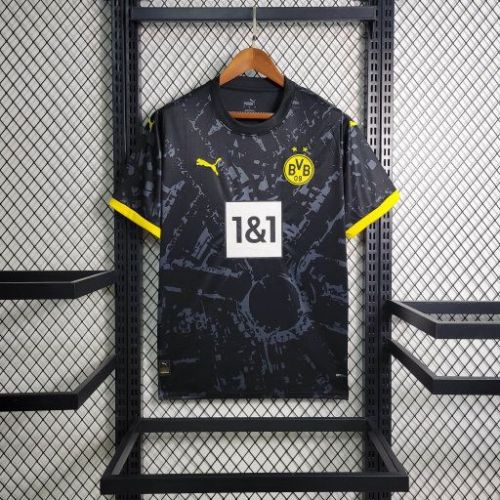 Dortmund Jersey Away Kit 23/24 Man Football Team Soccer Shirt