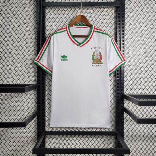 Mexico Jersey Away Kit 1985 Retro Football Team Soccer Shirt