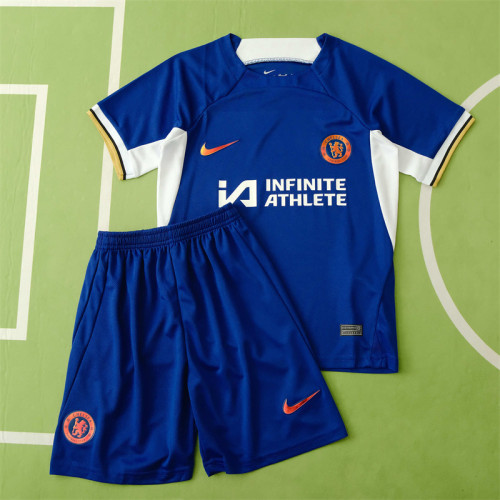 Chelsea Jersey Home kit 23/24 Kids Football Team Soccer shirt