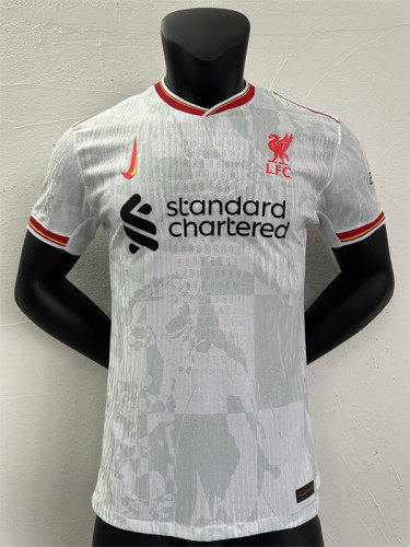 Predictive Liverpool Jersey Third Kit 24/25 Player Version Football Team Soccer Shirt