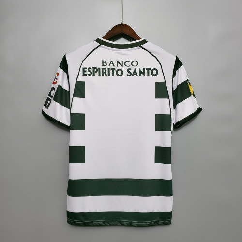 Sporting CP Jersey Home kit 01/03 Retro Football Team Soccer Shirt
