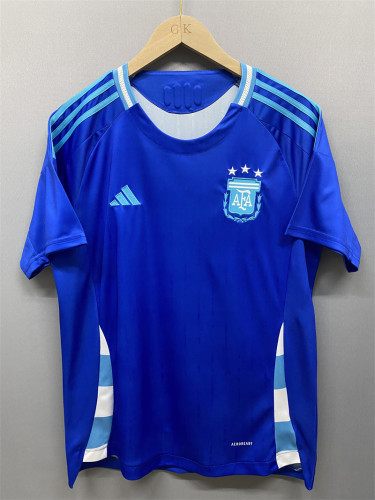 Argentina Away Kit 24/25 Copa America 2024 Football Jersey Messi