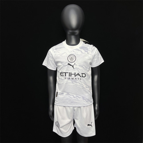 Dragon New Year Manchester City Jersey Special Kit 23/24 Kids Football Team Soccer Shirt