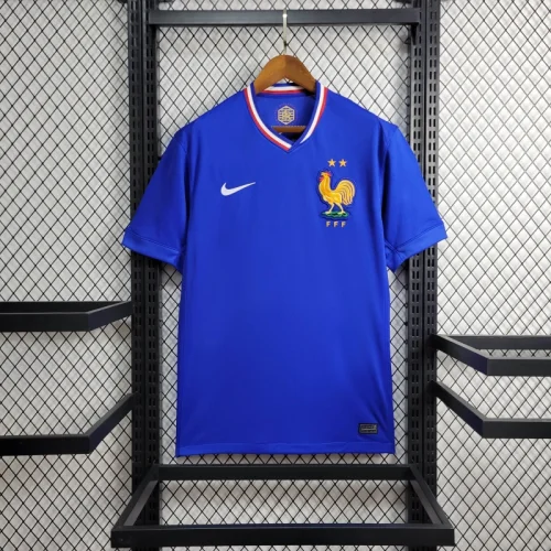 France Home Kit 24/25 Euro Cup 2024 Man Football Jersey