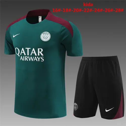 Kids PSG Training Tracksuits 24/25 Football Jersey