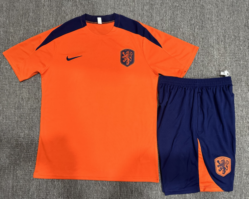 Kids Netherlands Football Tracksuits 24/25 Football Jersey