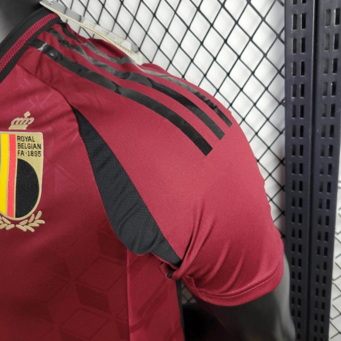 Player Belgium Home Kit 24/25 Euro Cup 2024 Football Jersey