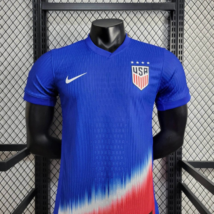 Player USA Away Kit 24/25 Copa America 2024 Football Jersey