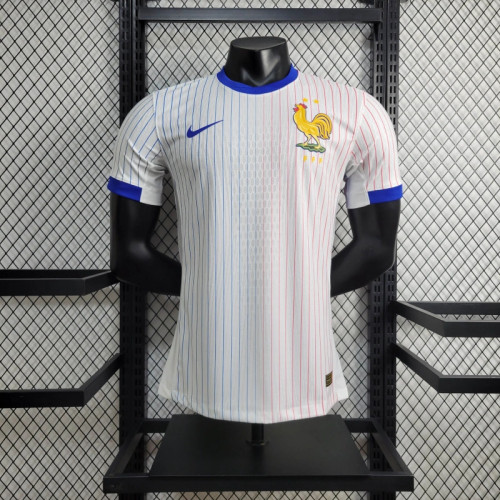 Player France Away Kit 24/25 Euro Cup 2024 Football Jersey