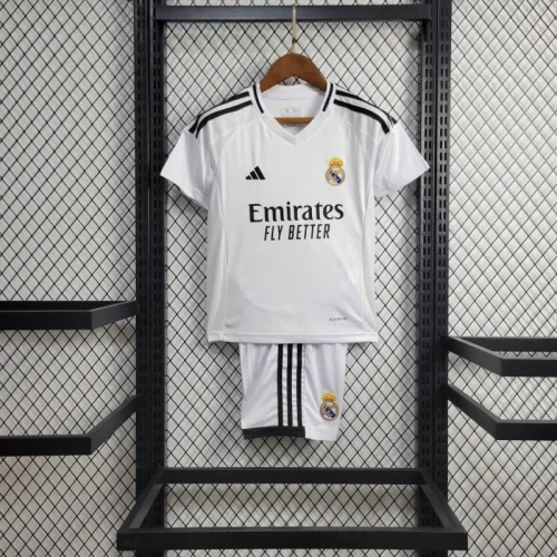 Kids Real Madrid Home Kit 24/25 Football Jersey