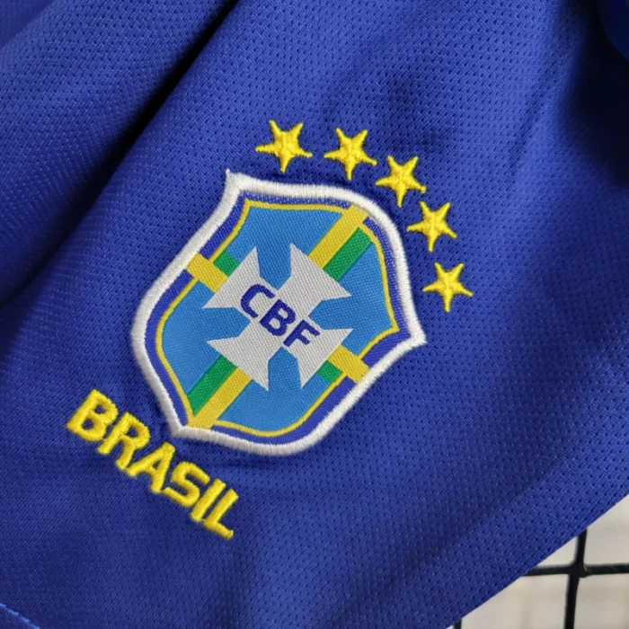 Kids Brazil Away Kit 24/25 Copa America 2024 Football Jersey