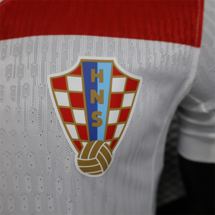 Player Croatia Home Kit 24/25 Euro Cup 2024 Football Jersey