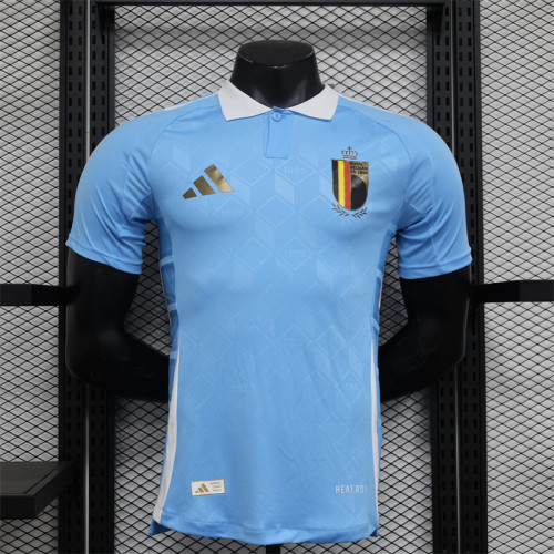 Player Belgium Away Kit 24/25 Euro Cup 2024 Football Jersey