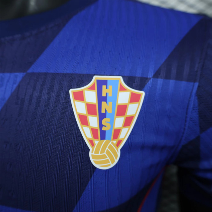 Player Croatia Away Kit 24/25 Euro Cup 2024 Football Jersey