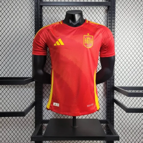 Player Spain Home Kit 24/25 Euro Cup 2024 Football Jersey