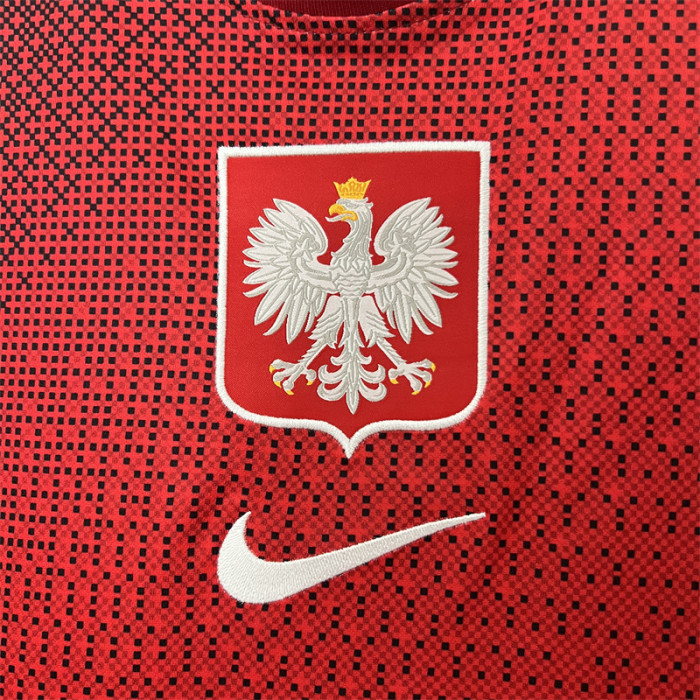 Poland Away Kit 24/25 Euro Cup 2024 Football Jersey